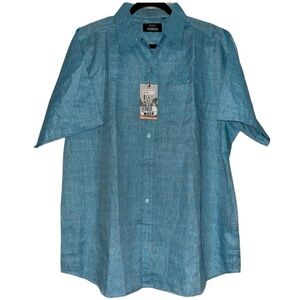 COPY - 4/$25 NWT Men’s Blue Button Down Shirt Size XXL